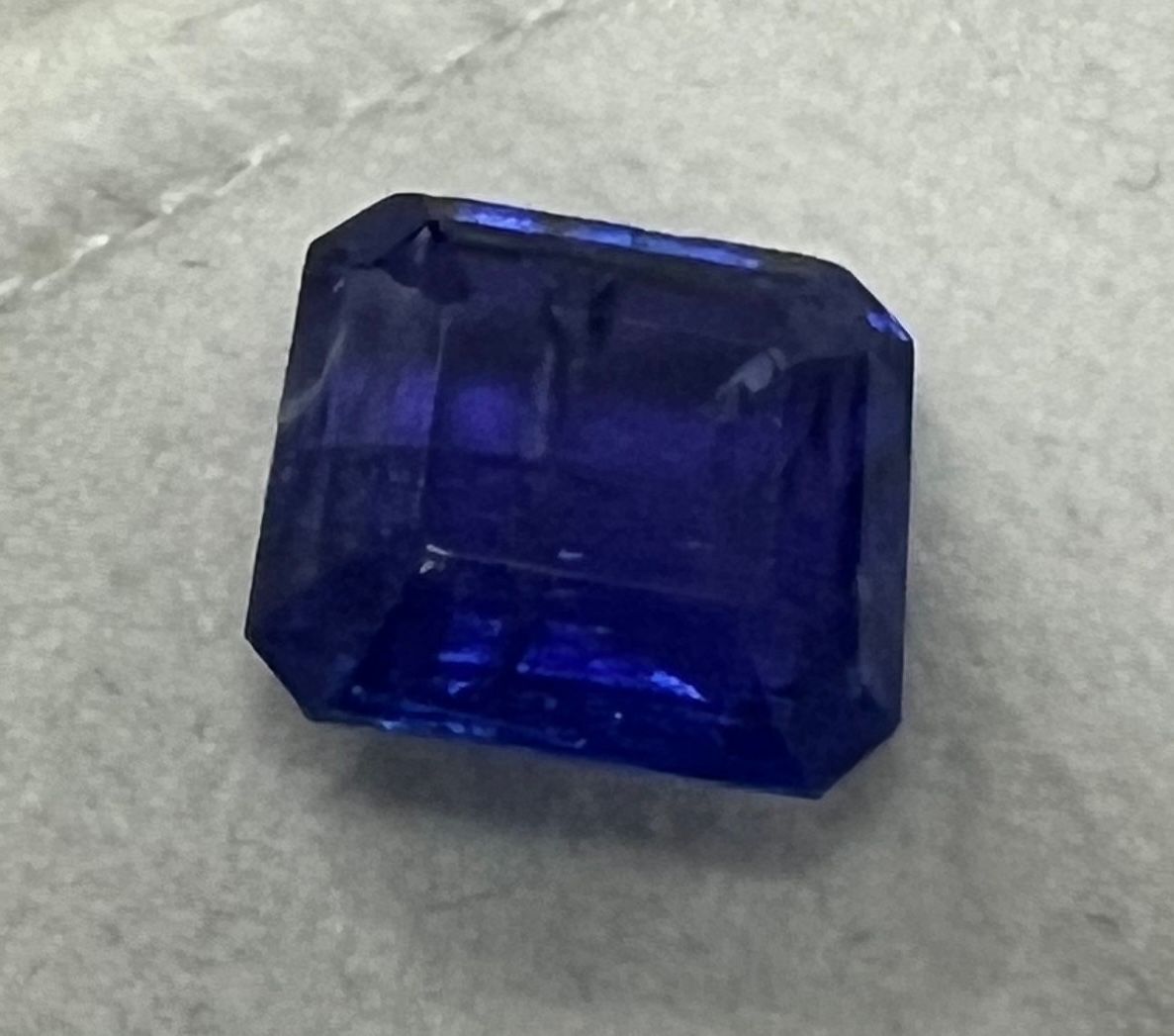 Tanzanite - Emerald Cut - 6.26 Ct.