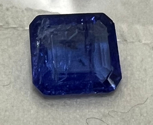 Tanzanite - Square Emerald Cut - 5.45 Ct.