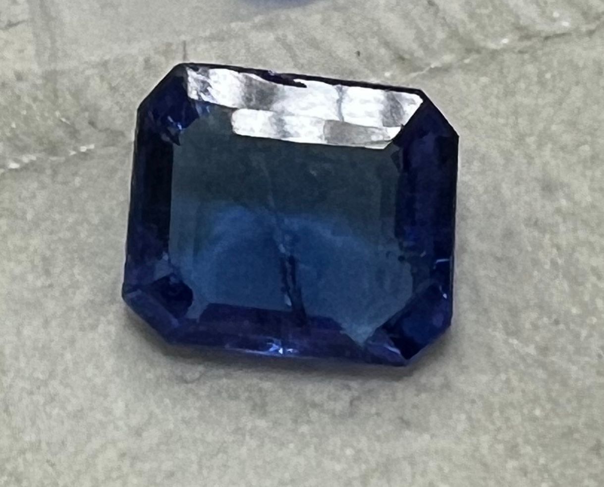 Tanzanite - Emerald Cut - 3.66 Ct.