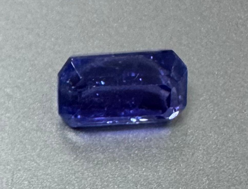 Tanzanite - Emerald Cut - 3.7 Ct.